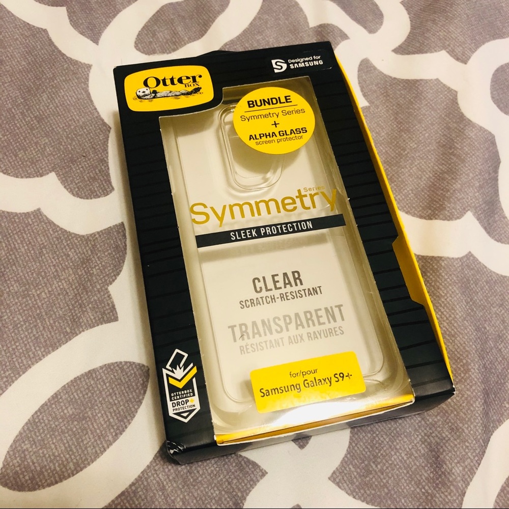 OtterBox Symmetry + Alpha Glass Samsung S9+